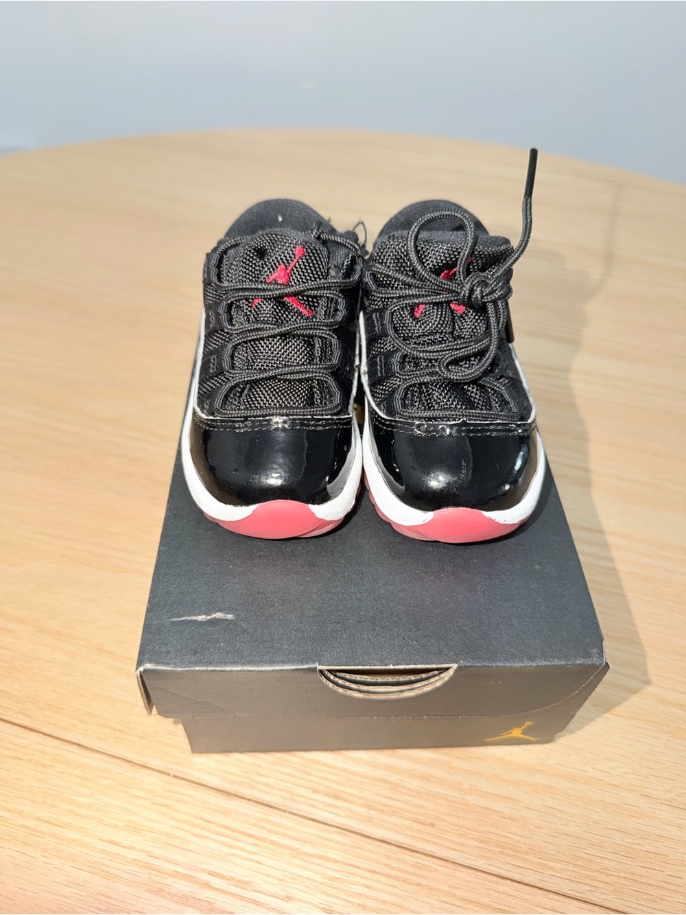 Jordan Kids Black and Pink Low-Top Sneakers